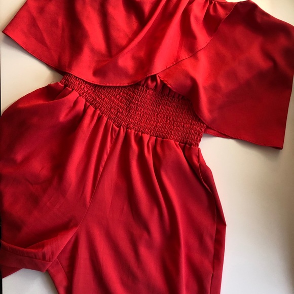 bebe Pants - Bebe Strapless Jumpsuit Size 8